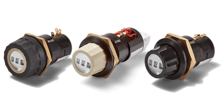 Multiturn Drehpotentiometer mit Einstellknopf MD22