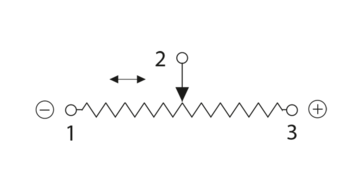 Spannungsteilerschaltung Potentiometer