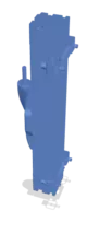 3D-Model-MSL38_Rundstecker_5-polig