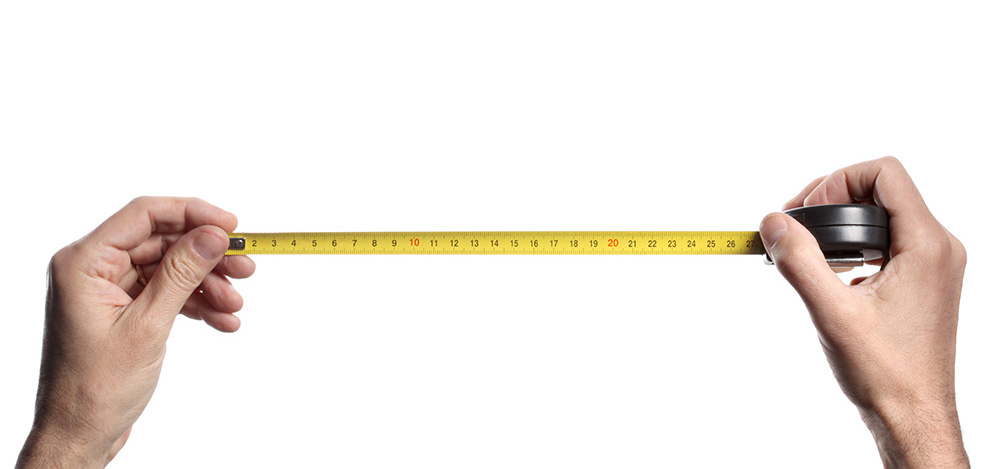 Potentiometric linear measuring principle