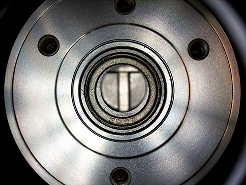 Ball bearing with shaft