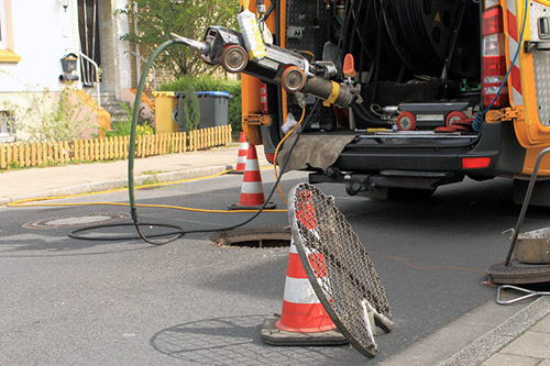 Sewer inspection with Joystick Sewer inspection with Joystick